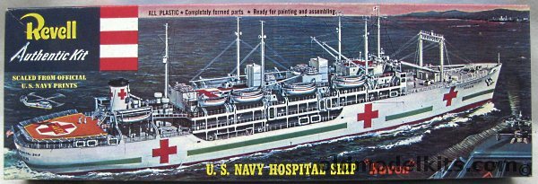 Revell 1/500 US Navy Hospital Ship Haven, H320-169 plastic model kit